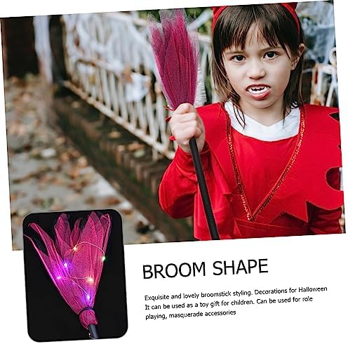 Beavorty Halloween Witch Broom Decorative Lights