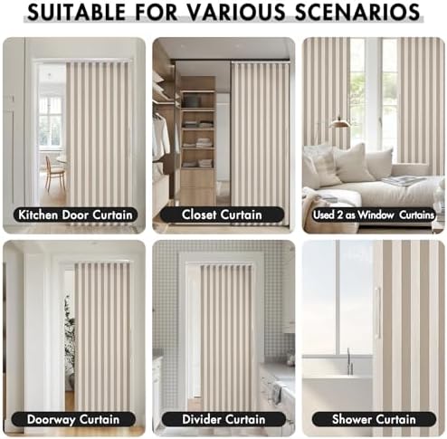 MIULEE Magnetic Folding Door Curtain - 1 Panel