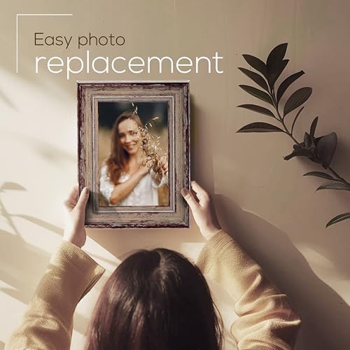 Truu Design Weathered Picture Frame 4x6 Taupe