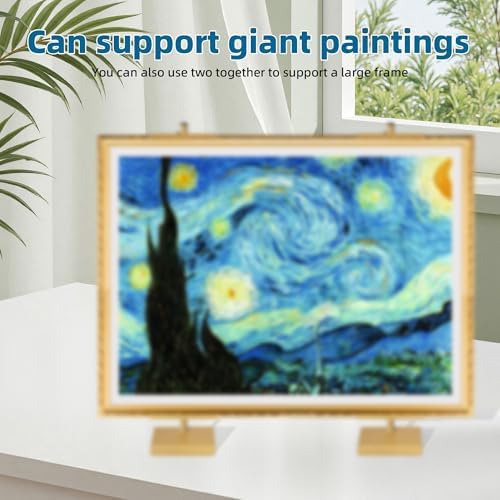 GRETJOB Adjustable Metal Easel Stand for Art Frame