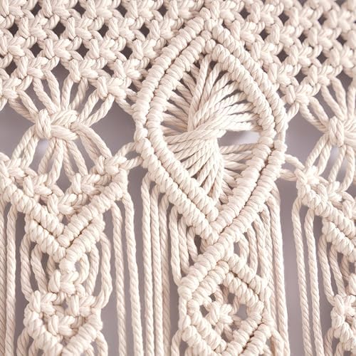 OIHYA Macrame Curtain 40x80 Handmade Boho Decor