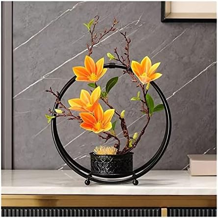 Realistic Artificial Magnolia Flower Set Tabletop Decor
