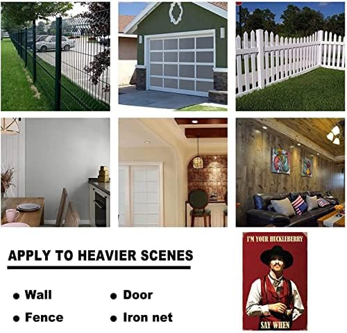 Man Cave Decor West Cowboy Movie Metal Sign 8x12 Inches