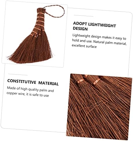 Outanaya 2pcs Mini Broom Cleaning Tool for Small Spaces