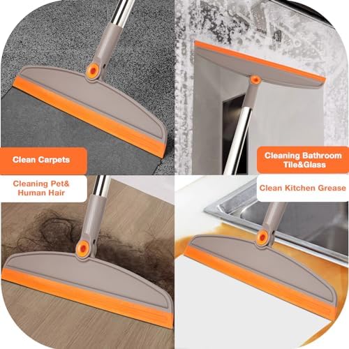 XXFLOWER Silicone Air Broom with Adjustable Squeegee