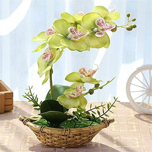 White Artificial Flowers Flocked Bundle for Home Decor