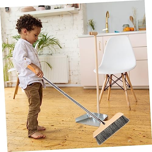 Ipetboom Soft Bristle Push Broom for Hardwood Floors