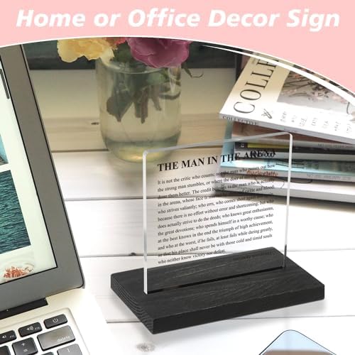 CINRLLA Inspirational Office Decor Sign DSF80