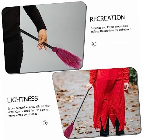 Beavorty Halloween Witch Broom Decorative Lights