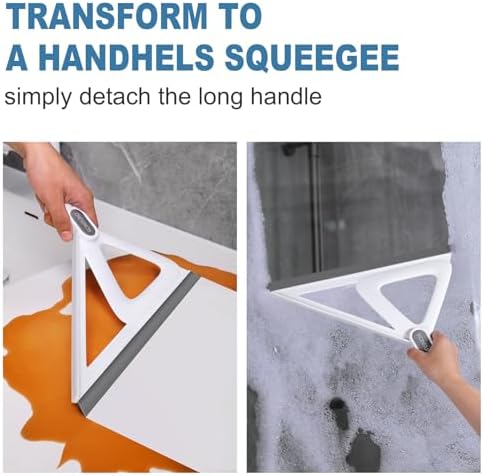 RONSUNG Rubber Squeegee Broom - Gray