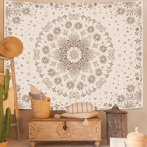 Fowocu Boho Mandala Tapestry 40x30 Inch
