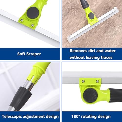 Air Broom with 51cm Long Handle for Floor Cleaning