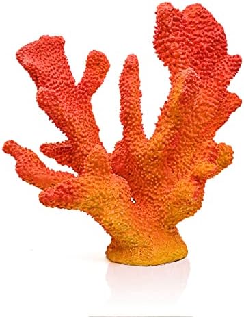 Orange Shades Artificial Beach Coral Nautical Decor Statue