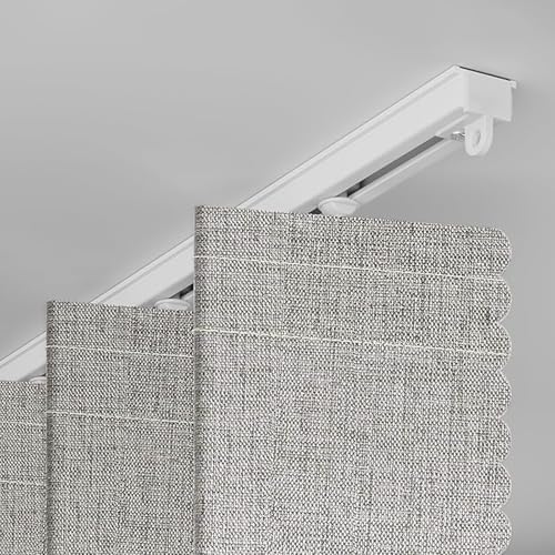 Jilron Accordion Door Curtain with Adhesive Track