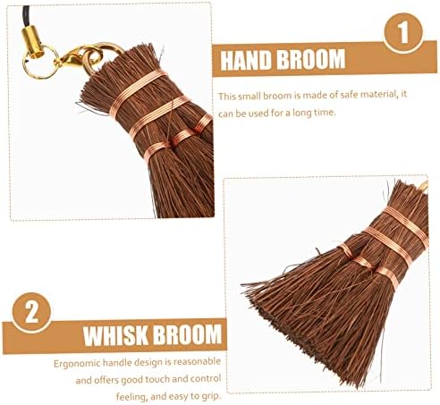 COOLHIYA Small Palm Fiber Dust Cleaning Broom