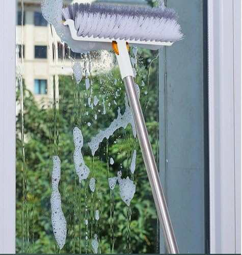 51 Adjustable Push Broom with Scraper