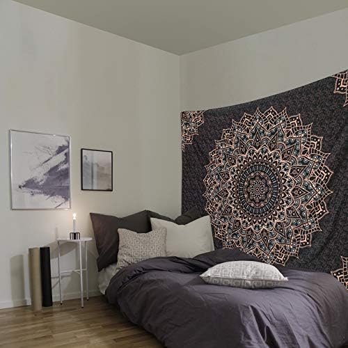 Edeesky Black Mandala Wall Hanging Tapestry