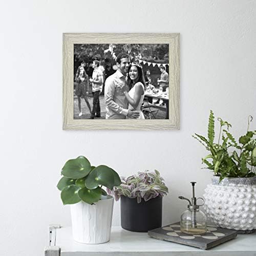 MCS 8x10 Gray Woodgrain Picture Frame 4-Pack 1