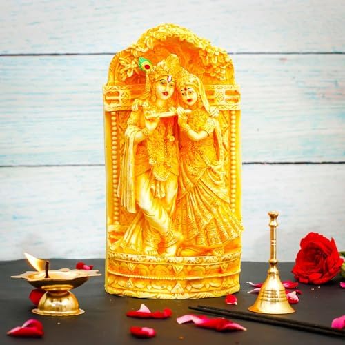 Radha Krishna Idol Sculpture Statue Figurine Decor