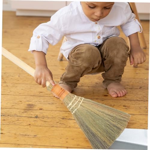 Beaupretty Handcrafted Bamboo Brush Broom