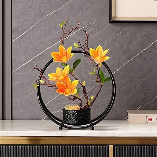 Realistic Artificial Magnolia Flower Set Tabletop Decor