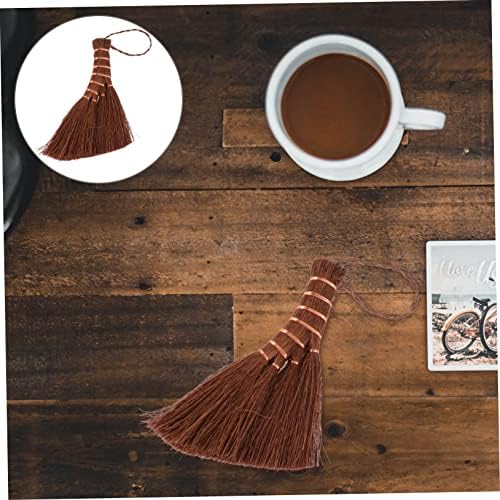 SECFOU 2pcs Natural Palm Broom for Home Cleaning 1