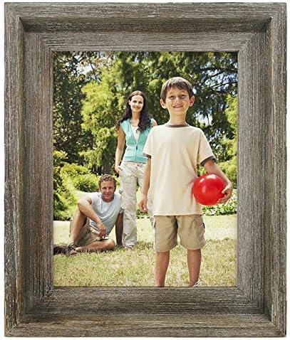 IKEREE Rustic Barnwood Picture Frame 85x11 1
