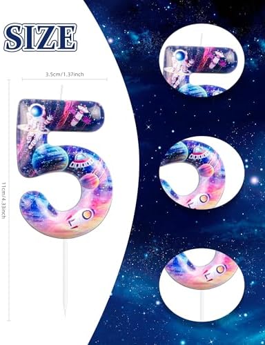 iNINGER Birthday Candles with Space Themes 1