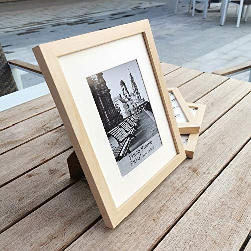 Meetart 8x10 Inch Shallow Wooden-Grain Photo Frames Set of 3