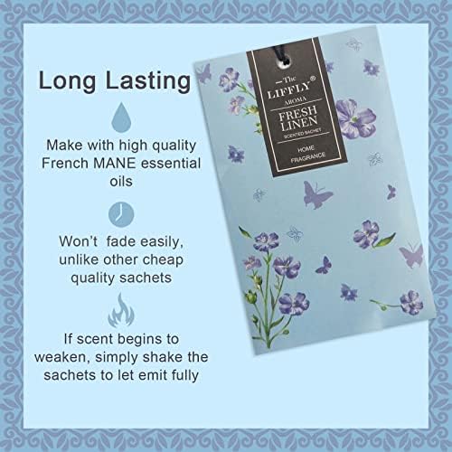 LIFFLY 14-Pack Scented Sachets for Home and Closets