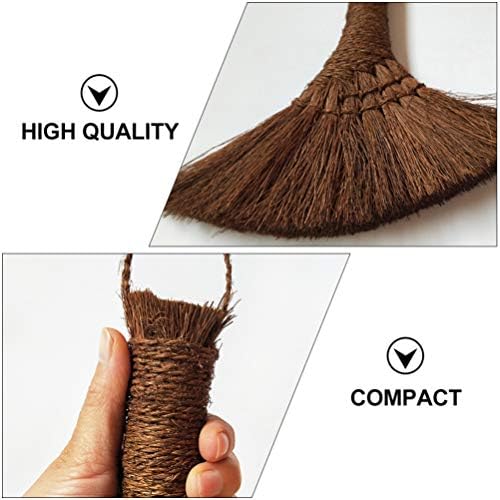 BESPORTBLE Natural Palm Cleaning Brush for Small Spaces