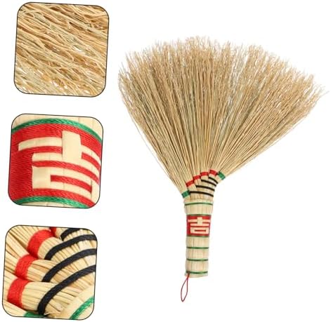 CALLARON Handwoven Mini Broom for Home Cleaning
