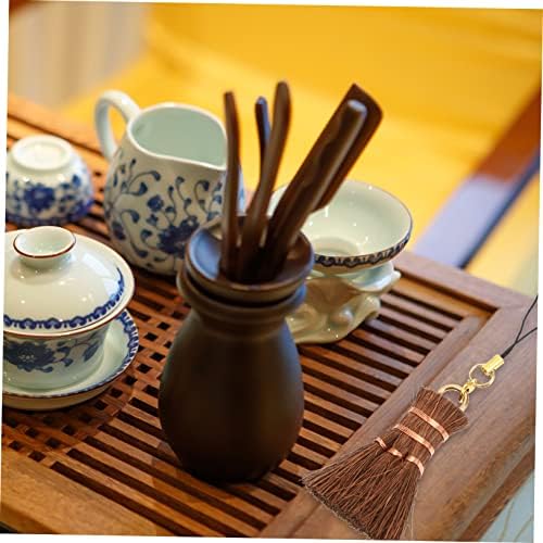TOVINANNA Mini Hand Broom for Tea Ceremony and Surface Cleaning