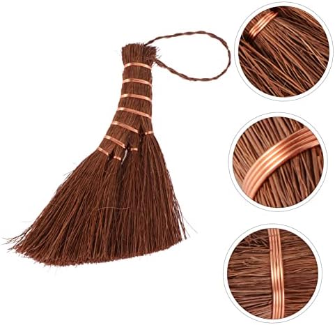 1Pc Hand Broom Natural Palm Design Lightweight for Small Spaces