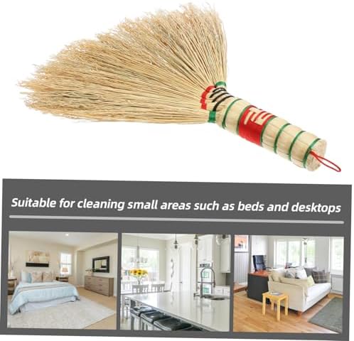 CALLARON Handwoven Mini Broom for Home Cleaning