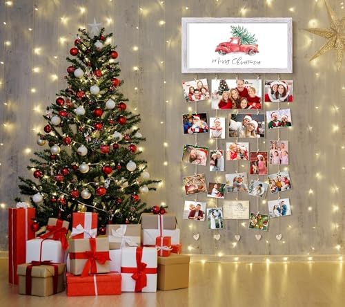 Tiblue Christmas Card Holder Wall Decor Frame 1