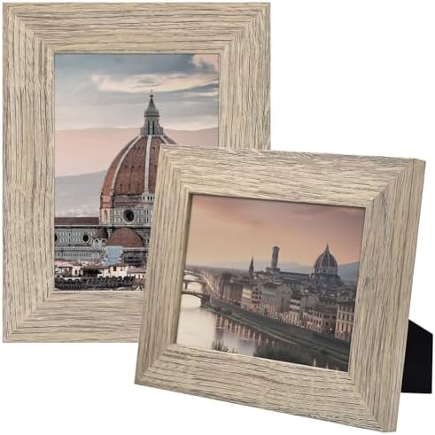 Golden State Art 5x7 Picture Frame 2 Pack Beige 1