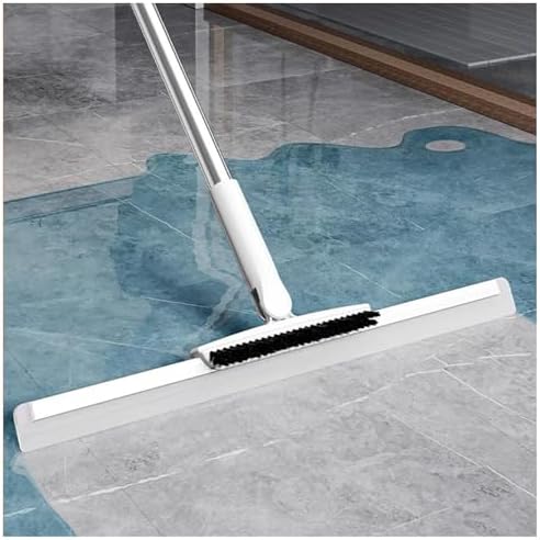 Silicone Broom 2 in 1 Scrape and Scrub Floor Cleaner
