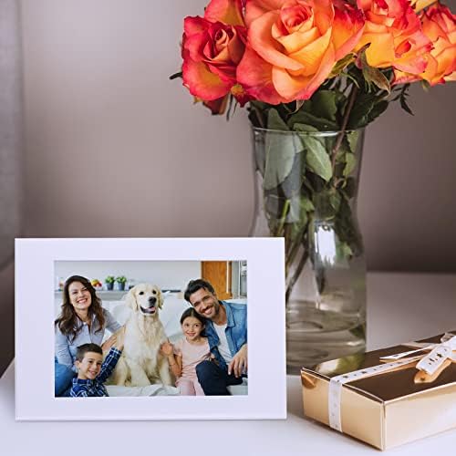 Maitys 100 Piece White Cardboard Photo Frames for 4x6 Inch Inserts