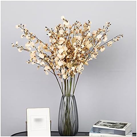 Artificial Dancing Orchid with Bottle High-end Silk Flower Decoration