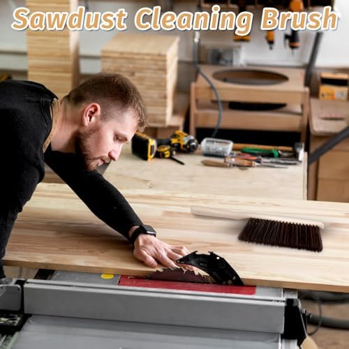 8 Pieces Wooden Dust Brush Hand Broom for Cleaning