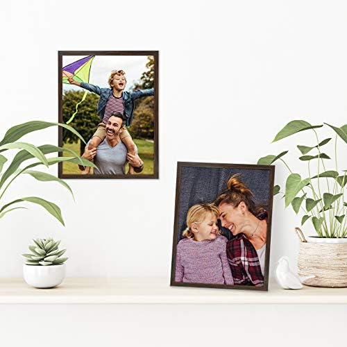Americanflat Walnut 85x11 Picture Frame with Shatter-Resistant Glass