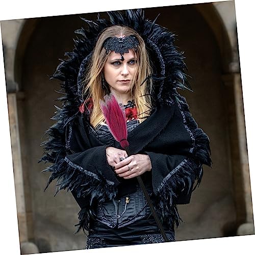 Ipetboom Halloween Witch Broom Decor Prop