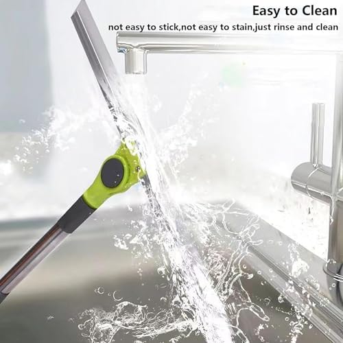 Silicone Brooms for Floor Cleaning with 51cm Handle