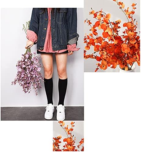 Artificial Dancing Orchid with Bottle High-end Silk Flower Decoration