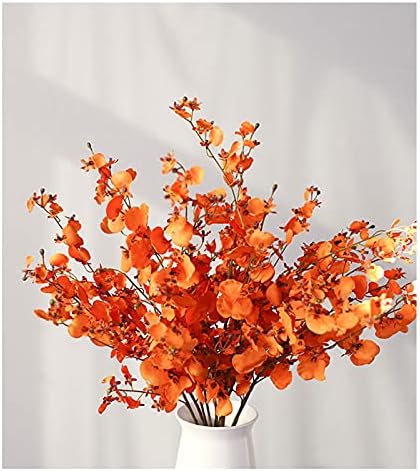 Artificial Dancing Orchid with Bottle High-end Silk Flower Decoration