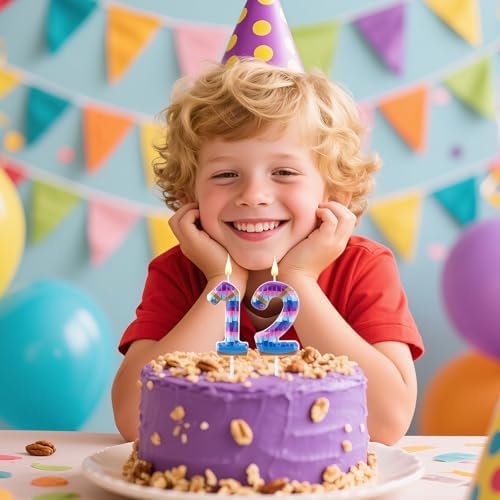SAVITA Video Game Birthday Candles Set of 12
