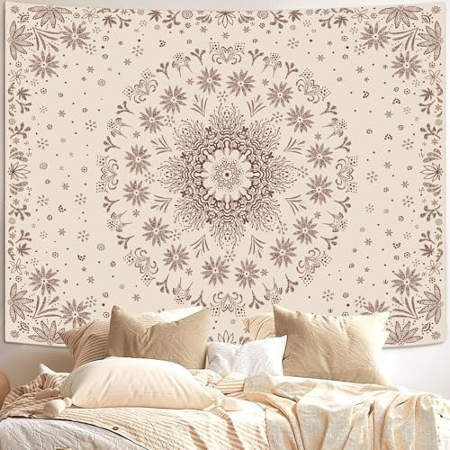 Fowocu Boho Mandala Tapestry 40x30 Inch
