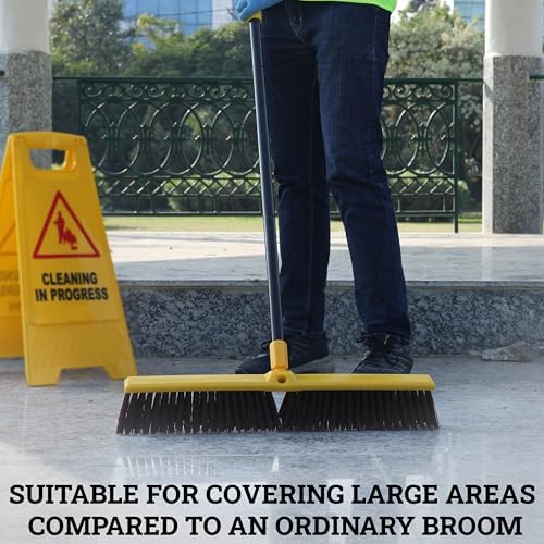 KLEEN HANDLER 24 Push Broom with 61 Extendable Handle