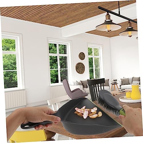 CALLARON 1Set Compact Broom with Mini Dustpan for Desktop and Car Cleaning